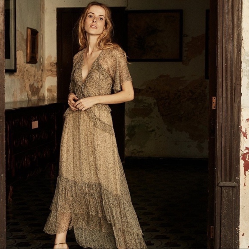 Doen Antoinette Dress in Chamomile Garden